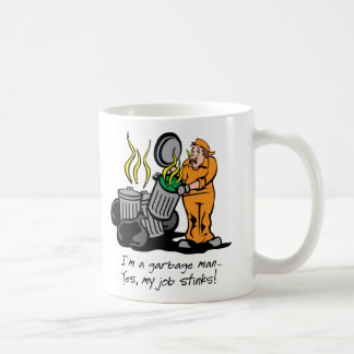 Caneca De Café Homem de lixo