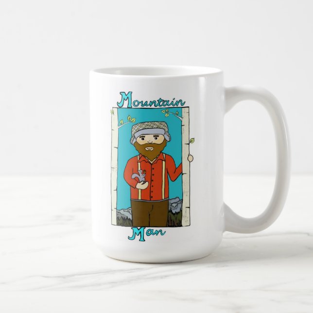 Caneca De Café Homem de montanha (Direita)