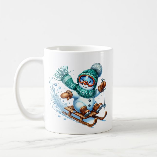 Caneca de Café Homem de Neve (Esquerda)
