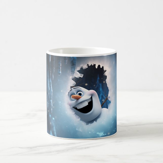 Caneca De Café Homem de Neve 3D Natal (Centro)