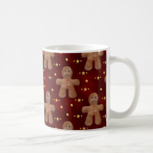 Caneca De Café Homem de pão-de-espécie bonito do Natal