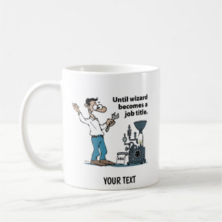Caneca De Café Homem desenho animado engenheiro