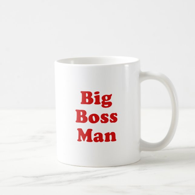 Caneca De Café Homem do chefe grande (Direita)