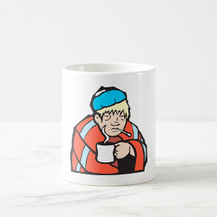 Caneca De Café Homem Doente