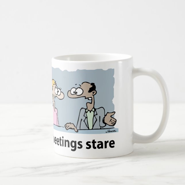 Caneca De Café Homem Encontrando Zumbi (Direita)