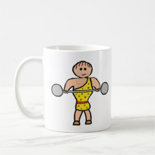 Caneca De Café Homem Forte de Circo