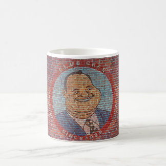 Caneca De Café Homem gordo do café do clube na caneca da parede