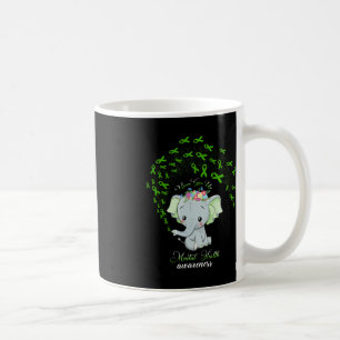 Caneca De Café homem guerreiro da consciência mental de elefante