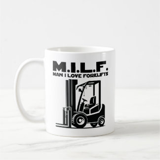 Caneca De Café Homem I Love Forklifts