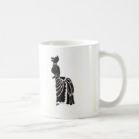 Homem-lobo em um vestido de fantasia