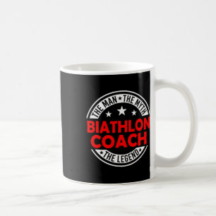 Caneca De Café Homem Mito Biatlo Coach Lenda Engraçado Biathlon C