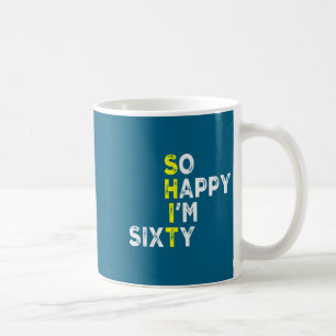 Caneca De Café Homem Mulher de 60 Anos de Idade Aniversário de 60