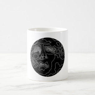 Caneca De Café homem na lua
