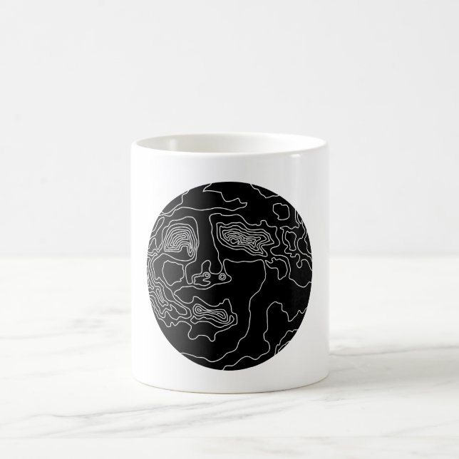 Caneca De Café homem na lua (Centro)