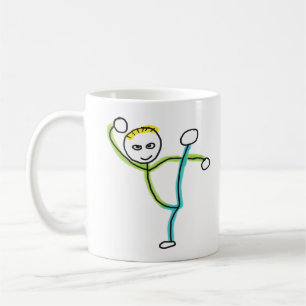 Caneca De Café Homem Pau de Kung Fu