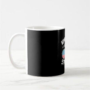 Caneca De Café Homem rei da camper de 5ª roda bandeira americana