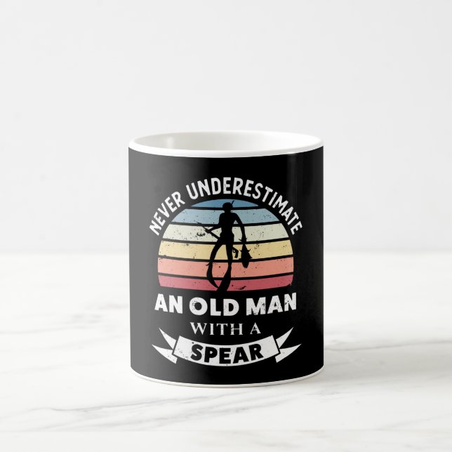 Caneca De Café Homem Velho com Pai de Presente Engraçado de Aranh (Centro)