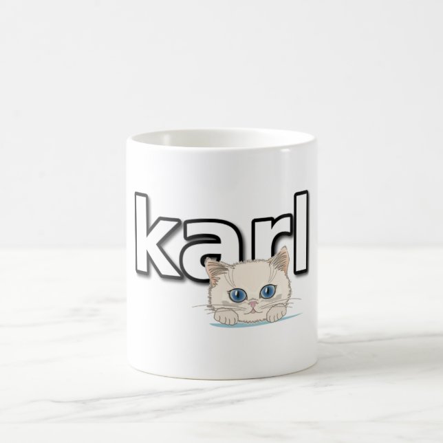 Caneca De Café Homenagem a Karl Lagerfeld (Centro)