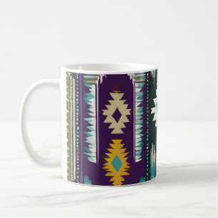 Caneca De Café Homenagem Nativa Americana ao Abstrato S9