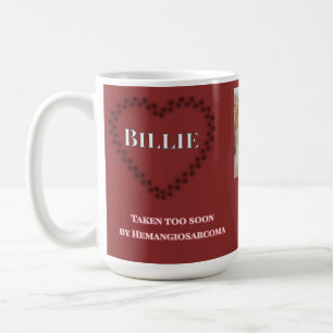 Caneca De Café Homenagem Sentida ao Hemangiossarcoma