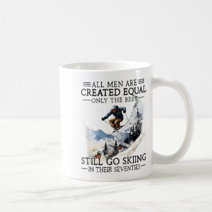 Caneca De Café Homens Ainda Vão Esquiar 70 Amante De Esqui De Inv