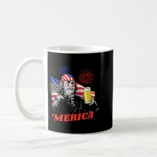 Caneca De Café Homens América 250 4 de Julho Bandeira dos EUA Ben