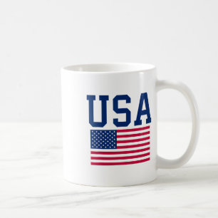 Caneca De Café Homens Camiseiros Homens Crianças Bandeira America