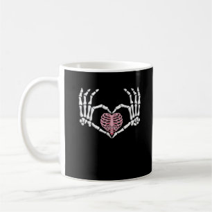 Caneca De Café Homens com Dia de as Bruxas engraçado do coração n