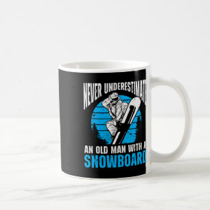 Caneca De Café Homens de Arte Snowboard Winter Legal Snowboa