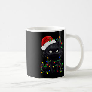 Caneca De Café Homens de Gatos Brancos de Natal