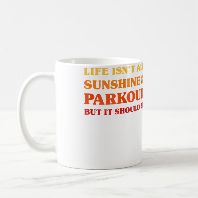 Caneca De Café Homens de Parkour Que Amam Mulheres de Parkour Que (Esquerda)