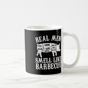 Caneca De Café Homens de Verdade Cheiram como Churrasco Bbq Churr