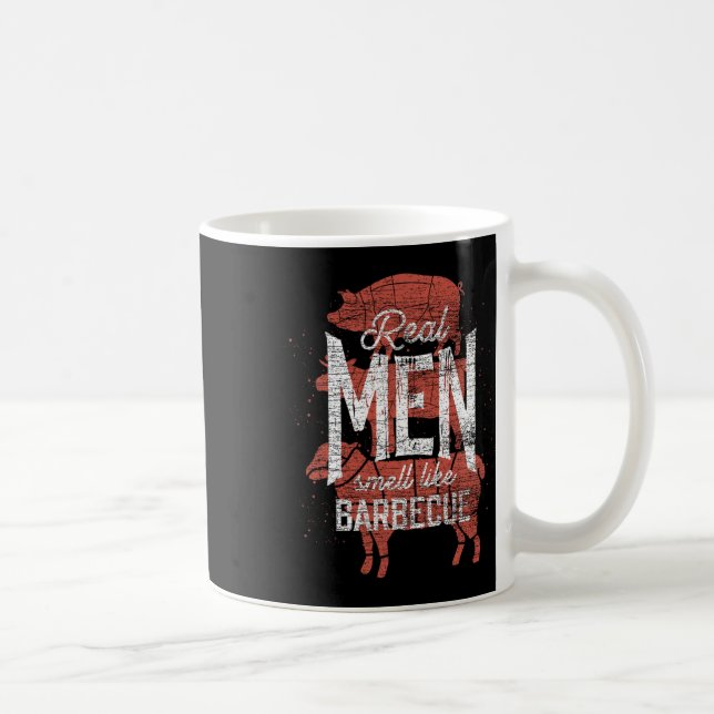 Caneca De Café Homens de Verdade Cheiram como Presente para Homen (Direita)