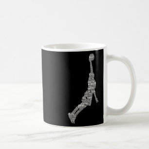 Caneca De Café Homens do treinador do jogador Bysketbyll