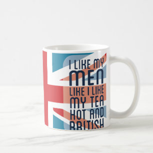 Caneca De Café Homens e Chás Quentes e Britânicos