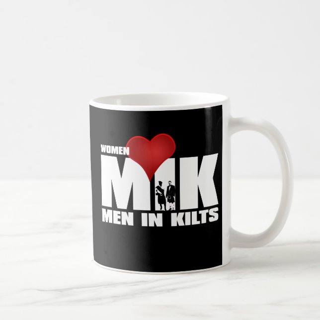 Caneca De Café Homens em Kilts Mug (Direita)