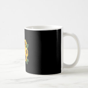 Caneca De Café Homens girassóis amarelos flores de verão fofas mu
