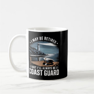 Caneca De Café Homens Guarda Costeira dos Estados Unidos Aposenta