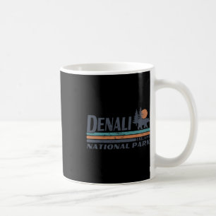 Caneca De Café Homens Mulheres Retro Parque Nacional Denali Monta