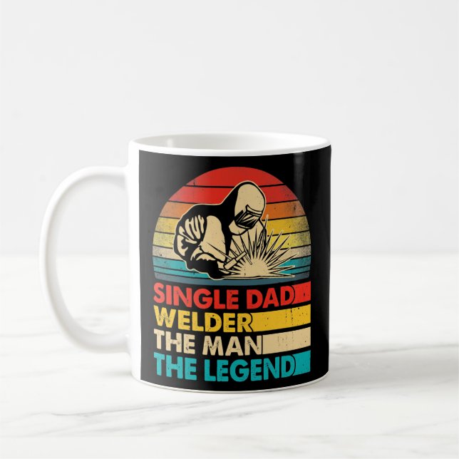 Caneca De Café Homens Pais Solteiros Soldar O Homem O Homem (Esquerda)