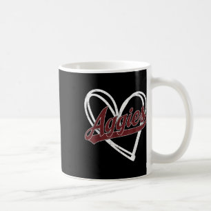 Caneca De Café Homens Personalizados Retro-Aggies-Cardíacos Mulhe