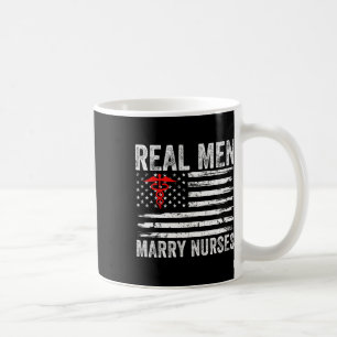Caneca De Café Homens Reais Enfermeiros Casados Enfermeira Engraç