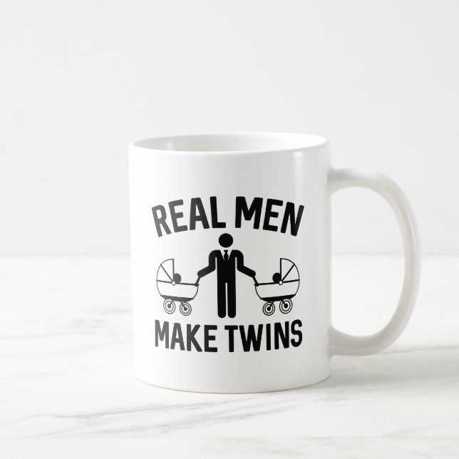 Caneca De Café Homens Reais Fazem Gêmeos (Direita)