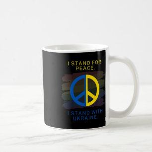 Caneca De Café Homens Ucrânia - Eu Fico Com a Ucrânia - Eu Fico P