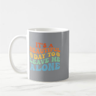 Caneca De Café Homens Um Belo Dia Para Deixar Sozinho Engraçado G