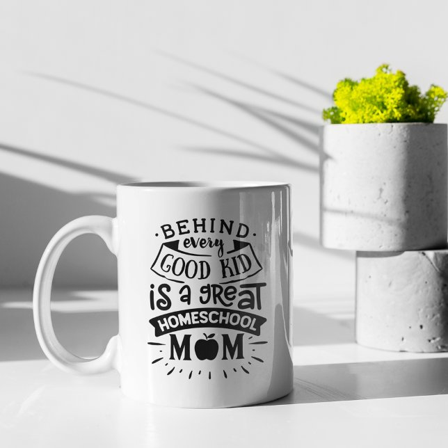 Caneca De Café Homeschool Coffee Mug - Homeschool Mãe (Homeschool Coffee Mug - Homeschool Mom)