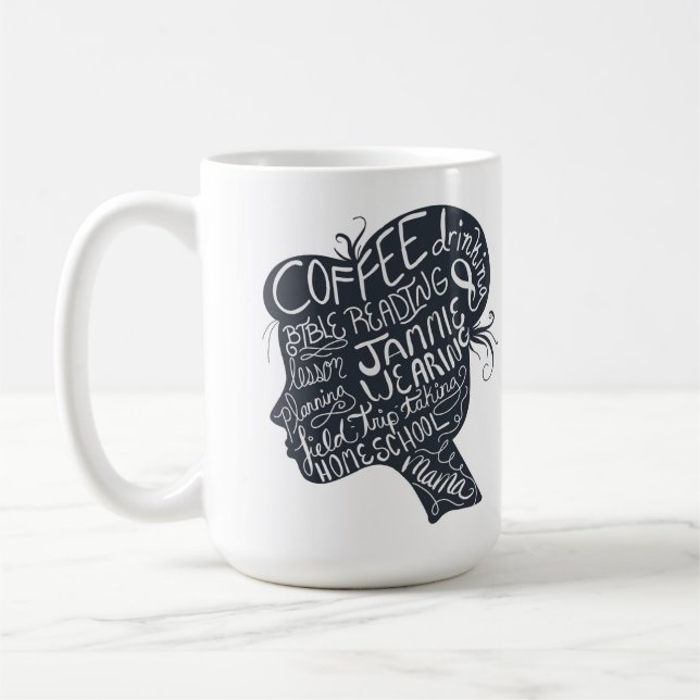 Caneca De Café Homeschool Mama Mug (Esquerda)