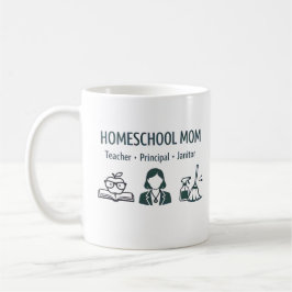 Caneca De Café Homeschool Mom's Personalized Mug