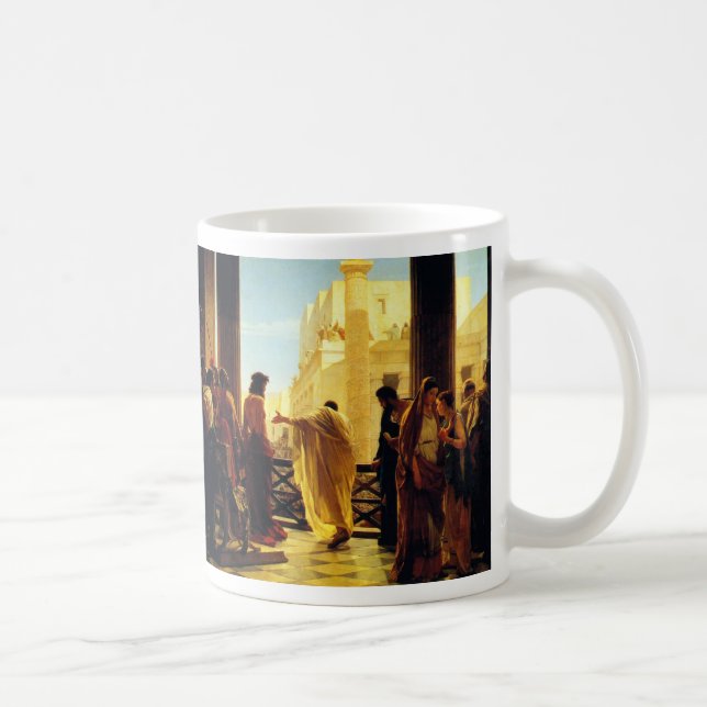 Caneca De Café Homo de Ecce - Antonio Ciseri (Direita)