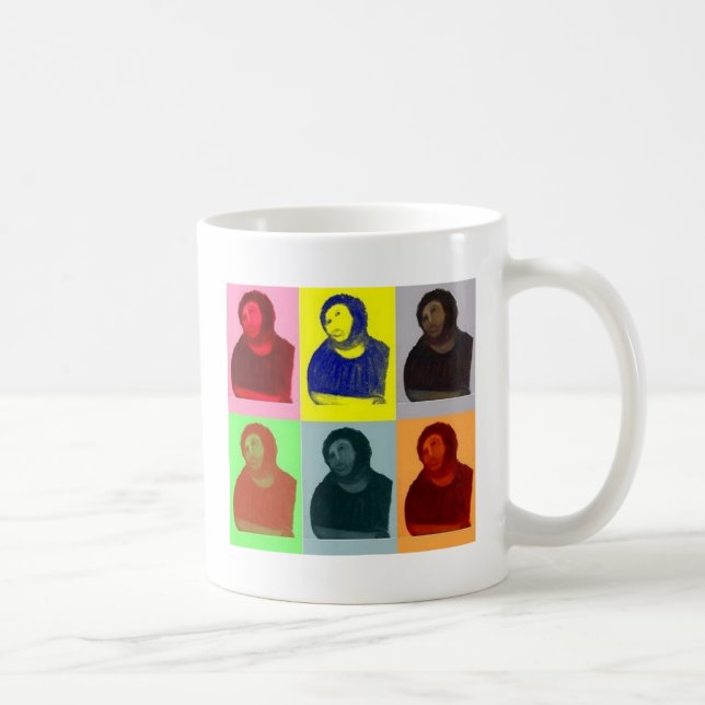 Caneca De Café Homo de Ecce - estilo do pop art (Direita)